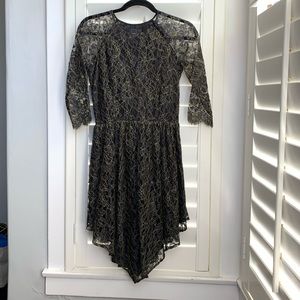 Dolce vita black lace dress